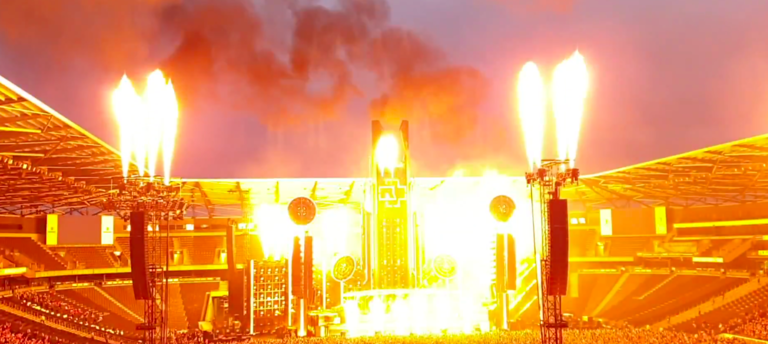 There are Pyrotechnics