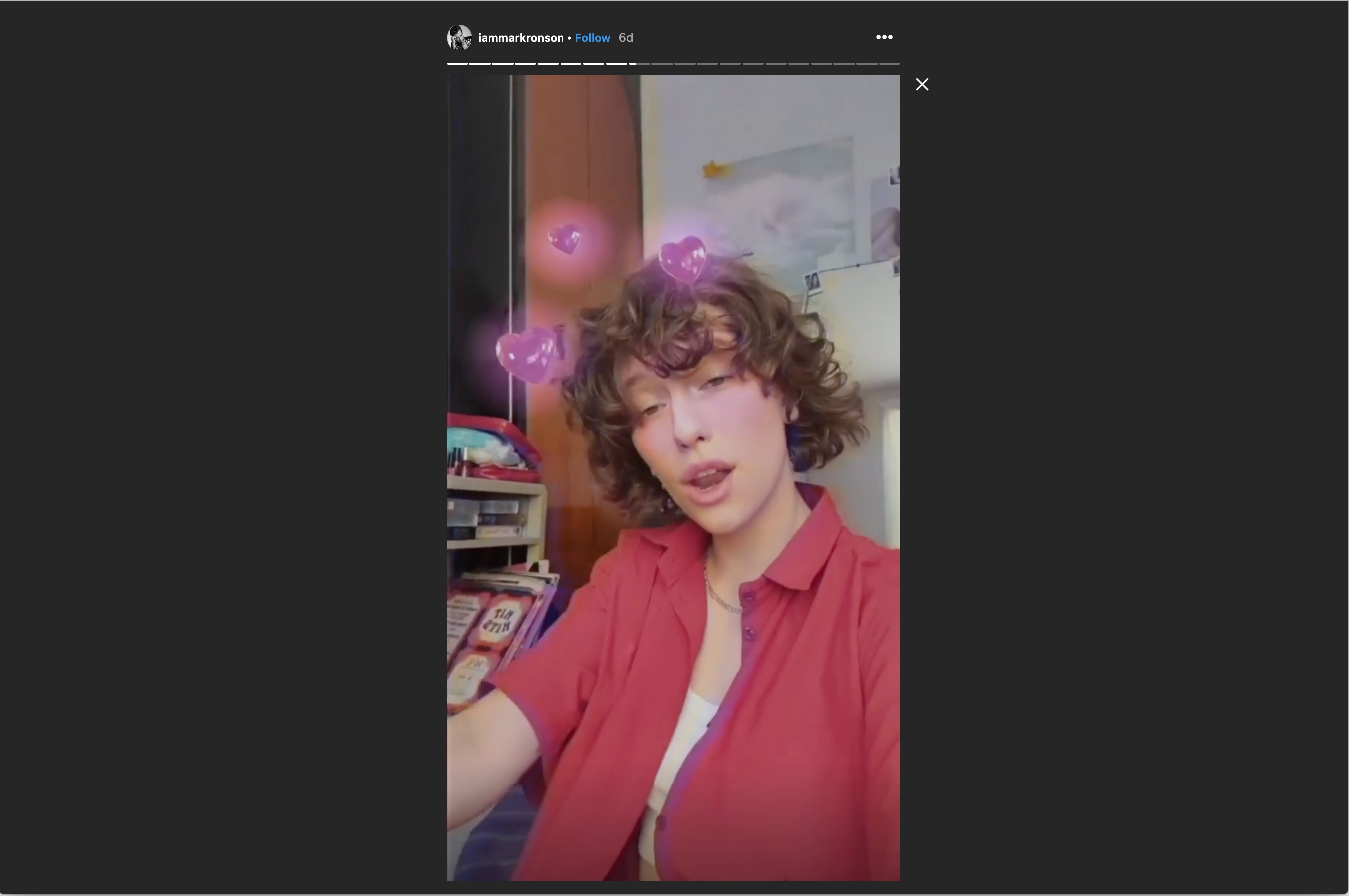 Mark Ronson's Latest Music Video is an Instagram Story