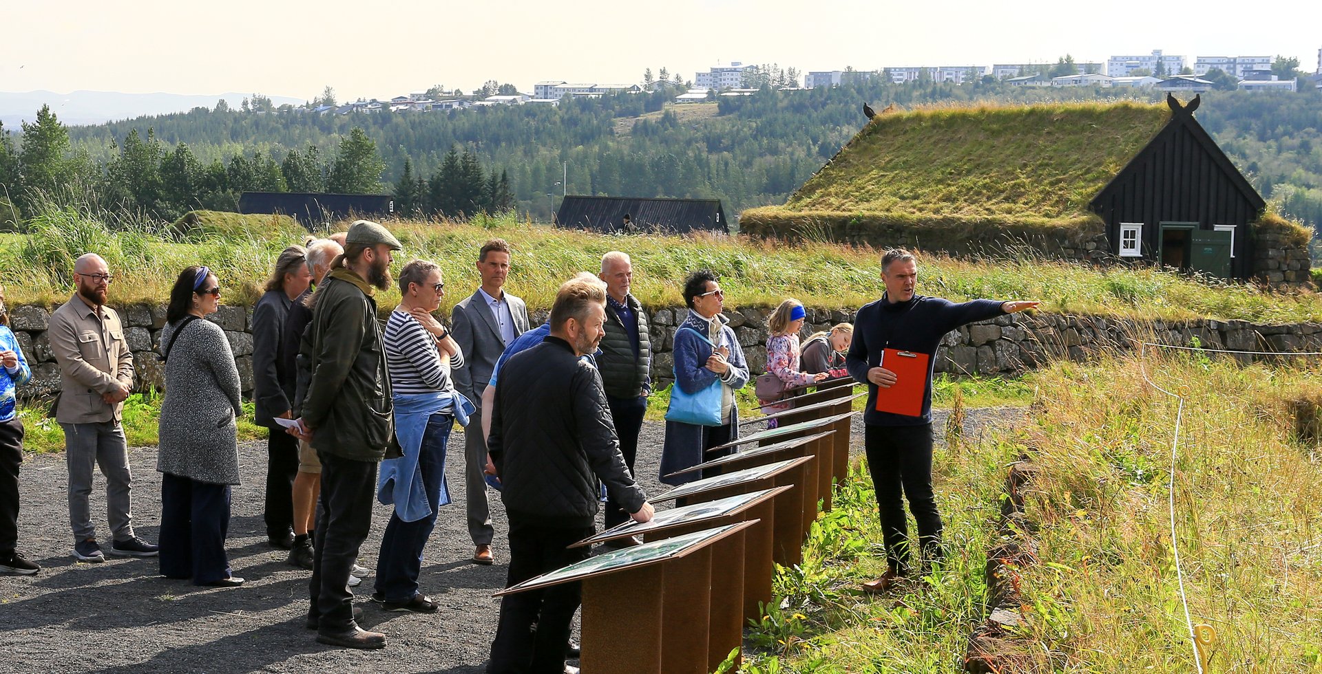 Guided tour at Árbær Open Air Museum