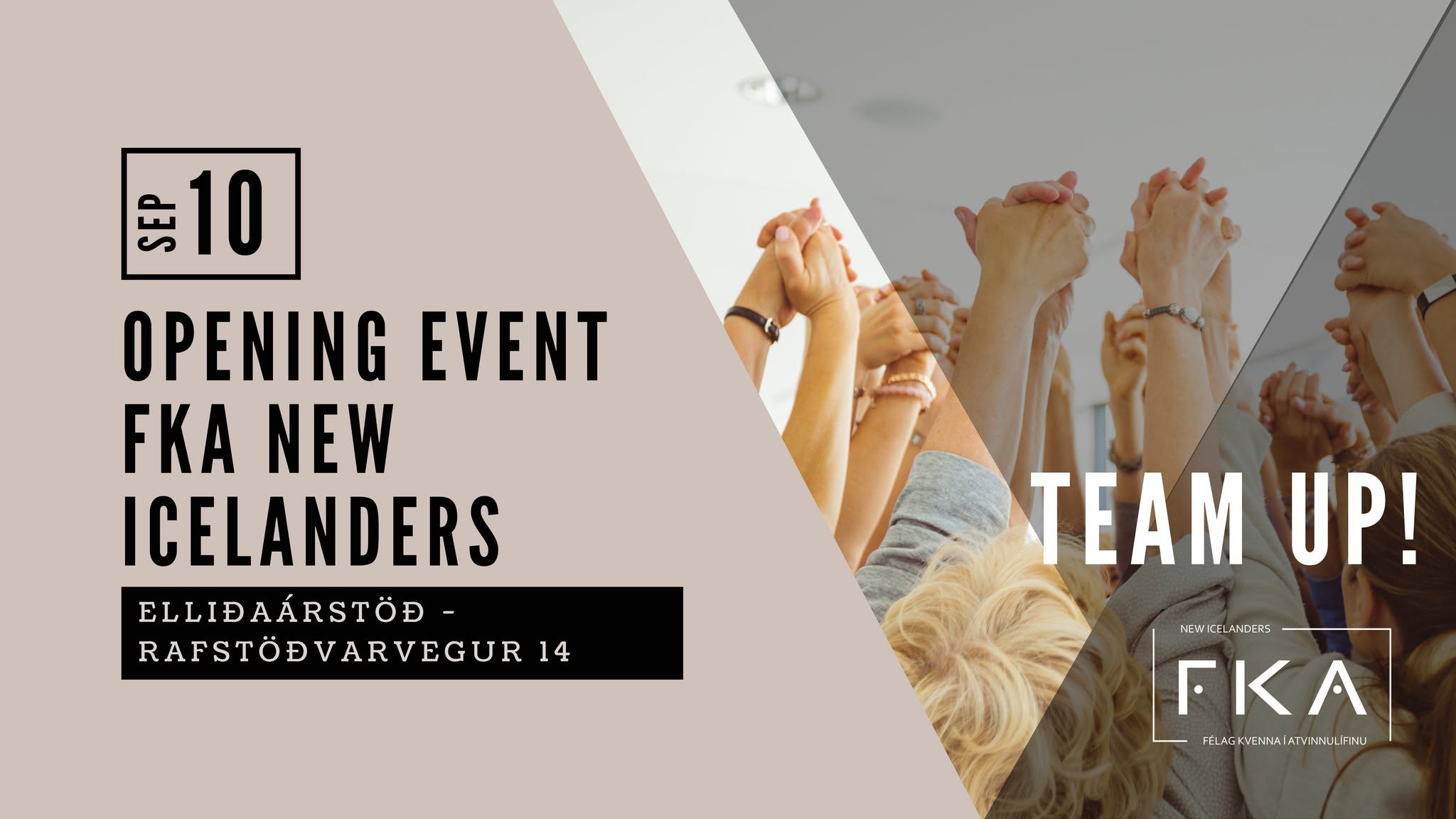FKA New Icelanders Opening Event - TEAM UP !