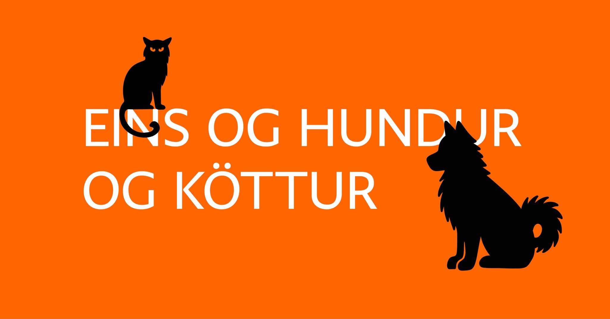 Tuesday Lecture: Þá fór allt í hund og kött (Everything went into a cat and dog)